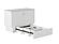 Monroe Murphy Bed (Chest Bed) White by Atlantic