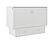 Monroe Murphy Bed (Chest Bed) White by Atlantic