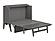Northampton Murphy Bed (Chest Bed w/Desk) Antique Gray by Atlantic