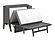 Northampton Murphy Bed (Chest Bed w/Desk) Antique Gray by Atlantic