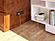 Raleigh Modern Queen Solid Wood Murphy Bed Chest w/Mattress in Walnut by AFI Furnishing