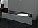 Raleigh Modern Queen Solid Wood Murphy Bed Chest w/Mattress in Grey by AFI Furnishing
