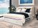 Aspen Mid-Century Modern Queen Solid Wood Murphy Bed Chest w/Mattress in White by AFI Furnishing