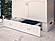 Aspen Mid-Century Modern Queen Solid Wood Murphy Bed Chest w/Mattress in White by AFI Furnishing