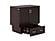 Sydney Twin Wood Murphy Bed Chest w/Storage Drawer & Charging Station in Espresso by AFI Furnishing