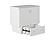 Sydney Twin Wood Murphy Bed Chest w/Storage Drawer & Charging Station in White by AFI Furnishing