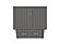 Sydney Twin Wood Murphy Bed Chest w/Storage Drawer & Charging Station in Grey by AFI Furnishing