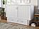 Sydney Modern Coastal Queen Solid Wood Murphy Bed Chest w/Mattress in White by AFI Furnishing