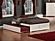 Concord Solid Wood King Platform Bed w/Footboard & Twin XL Trundle in White by AFI Furnishing