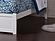 Concord Solid Wood King Platform Bed w/Footboard & Twin XL Trundle in White by AFI Furnishing