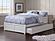 Orlando Solid Wood King Platform Bed w/Footboard & Twin XL Trundle in Walnut by AFI Furnishing