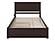 Nantucket Solid Wood King Platform Bed w/Footboard & Twin XL Trundle in Espresso by AFI Furnishing