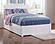 Nantucket Solid Wood King Platform Bed w/Footboard & Twin XL Trundle in White by AFI Furnishing