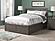 Madison Solid Wood King Platform Bed w/Footboard & Twin XL Trundle in Grey by AFI Furnishing