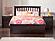 Mission Solid Wood King Platform Bed w/Footboard & Twin XL Trundle in Espresso by AFI Furnishing