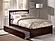 Mission Solid Wood King Platform Bed w/Footboard & Twin XL Trundle in Walnut by AFI Furnishing