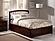 Richmond Solid Wood King Platform Bed w/Footboard & Twin XL Trundle in Walnut by AFI Furnishing