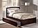 Richmond Solid Wood King Platform Bed w/Footboard & Twin XL Trundle in Walnut by AFI Furnishing