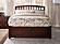 Richmond Solid Wood King Platform Bed w/Footboard & Twin XL Trundle in Walnut by AFI Furnishing
