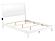 Portland Traditional Queen Bed in White by AFI Furnishing