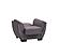 Armada Air Chair 101 Microfiber Gray by Casamode