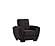 Armada Air Chair 103 Microfiber Black by Casamode