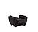 Armada Air Chair 103 Microfiber Black by Casamode