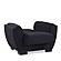 Armada Air Denim Dark Blue Fabric 111 Armchair by Casamode