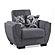Armada Air Gray Fabric 113 Armchair by Casamode