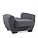 Armada Air Gray Fabric 113 Armchair by Casamode