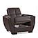 Armada Air Brown PU 116 Armchair by Casamode