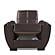 Armada Air Brown PU 116 Armchair by Casamode