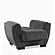 Armada Air Dark Gray 119 Armchair by Casamode