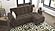 Armada Air Lounge Sectional (L+C) 108 Brown/Brown by Casamode