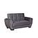 Armada Air Loveseat 101 Microfiber Gray by Casamode