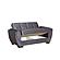Armada Air Loveseat 101 Microfiber Gray by Casamode
