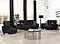 Armada Air Loveseat 103 Microfiber Black by Casamode