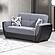 Armada Air Gray/Black 105 Loveseat by Casamode