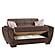 Armada Air Loveseat 108 Microfiber Brown by Casamode