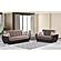 Armada Air Sand/Brown Chenille/PU 109 Loveseat by Casamode