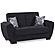 Armada Air Denim Dark Blue Fabric 111 Loveseat by Casamode