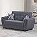 Armada Air Gray Fabric 113 Loveseat by Casamode