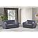 Armada Air Gray Fabric 113 Loveseat by Casamode