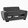 Armada Air Dark Gray 119 Loveseat by Casamode