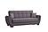 Armada Air Sofa Bed 101 Microfiber Gray by Casamode