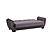 Armada Air Sofa Bed 101 Microfiber Gray by Casamode