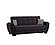 Armada Air Sofa Bed 103 Microfiber Black by Casamode