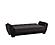 Armada Air Sofa Bed 103 Microfiber Black by Casamode