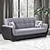 Armada Air Gray/Black 105 Sofa Bed by Casamode