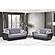 Armada Air Gray/Black 105 Sofa Bed by Casamode
